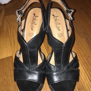 BIALA BLACK SHOE SIZE 8 (eu 38)